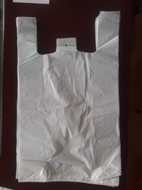 400 + 190 * 650mm 16mic biała plastikowa torba na zakupy - 500 sztuk / walizka, materiał HDPE