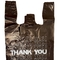 Materiał plastikowy worek z tworzywa HDPE, koszulka z podziękowaniami Przepakuj torby Czarny 18 mikronów - w każdym przypadku 500 torebek