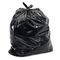 Materiał HDPE Płaskie Worki na śmieci nadające się do recyklingu Wytłaczana powierzchnia w kolorze czarnym