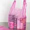 Plastikowe torby na zakupy w kolorze fioletowym HDPE Plastikowe torby biodegradowalne