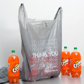 Szary kolor dziękuję plastikowe torby na zakupy Wysoka wytrzymałość 18 &amp;quot;X 8&amp;quot; X 32 &amp;quot;