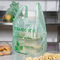 Biodegradowalne torby ekologiczne z zielonym nadrukiem z materiału HDPE w rozmiarze 1/6