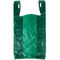 Zielony kolor Torby na zakupy spożywcze, Plastikowe torby do koszulek przyjazne dla środowiska